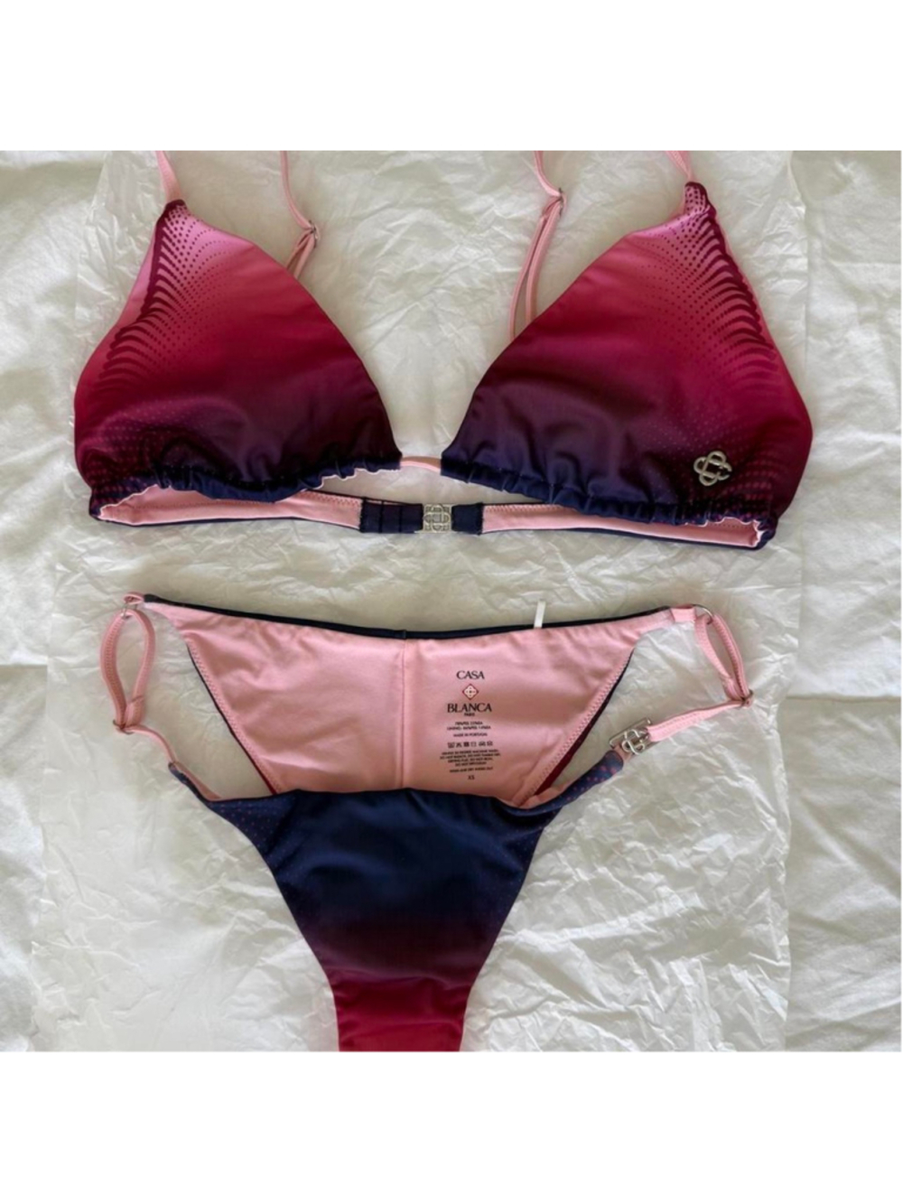 Casablanca gradient bikini set 
Like brand new 
Worn once lightly 
Both size xs